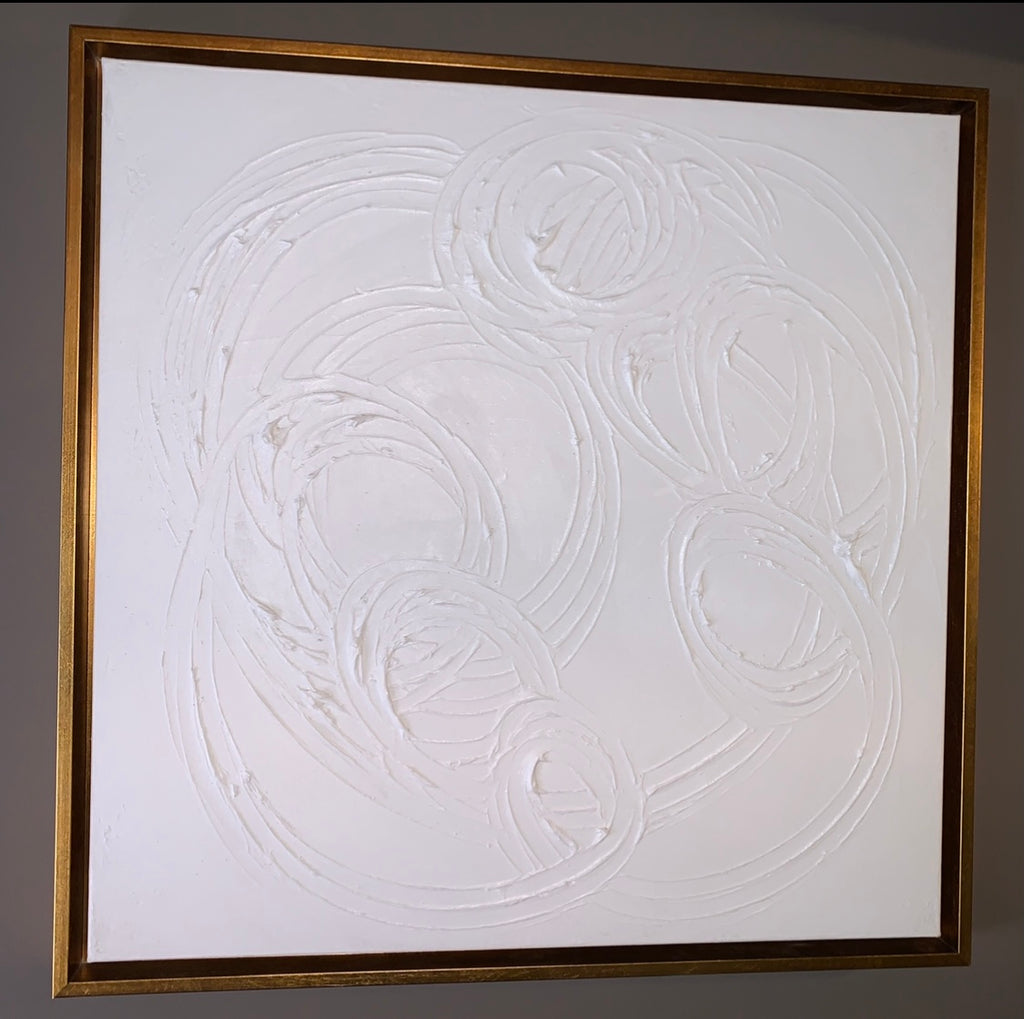 White Original Painting “25x25”