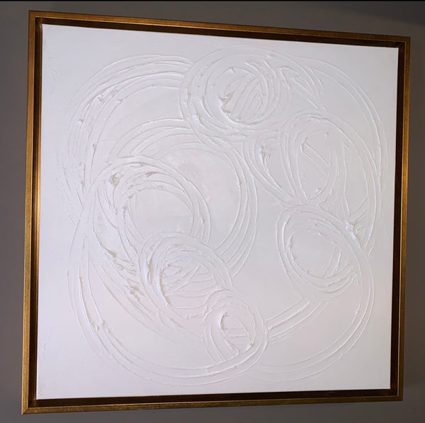 White Original Painting “25x25”